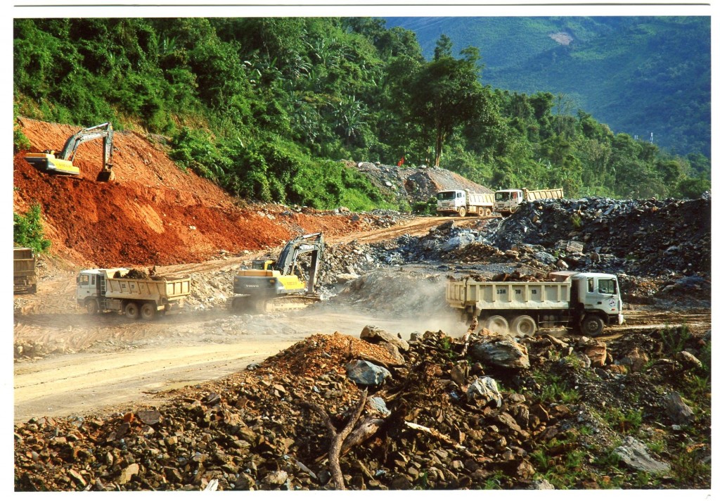 cong truong xay dung thuy dien ban ve